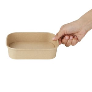 Barquetes Quadradas Recicláveis 1000 ml - Lote de 300 - Fiesta Green