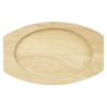Tábua para Prato Oval em Ferro Fundido - 230x135 mm