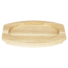 Tábua para Prato Oval em Ferro Fundido - 260x165 mm