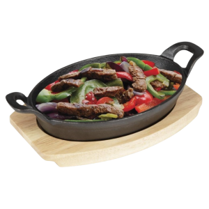 Tábua para Prato Oval em Ferro Fundido - 260x165 mm