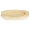 Tábua para Prato Oval em Ferro Fundido - 210x120 mm