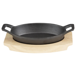 Tábua para Prato Oval em Ferro Fundido - 210x120 mm