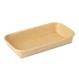 Barquetes de Sushi Recicláveis 255 x 181 mm - Lote de 300 - Fiesta Green