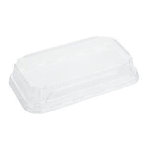 PET Lids Sushi Trays GEHX288 - Pack of 300 - Fiesta Green