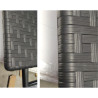 Mesa Dobrável Quadrada Preta - 62 x 62 cm - Bolero