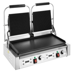 Grill Panini Duplo - Placas Lisas e Estriadas - Buffalo