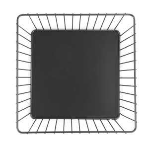Panier Quadrado Metálico 230 x 230 mm - Olympia