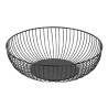 Cesta de Apresentação Redonda Metálica Preta Ø 285 mm - Olympia