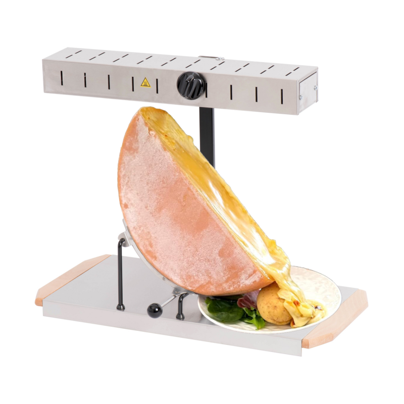 Aparelho de Raclette Alpina em Aço Inoxidável Aparelho de Raclette Alpina em Aço Inoxidável