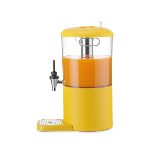 Fonte de Suco de Fruta UNIQ 4 L - Amarelo - HENDI