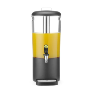 Fonte de Suco de Fruta UNIQ 8 L - Preto - HENDI