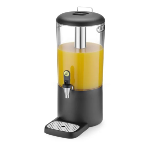 Fonte de Suco de Fruta UNIQ 8 L - Preto - HENDI