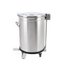Lixeira Inox com Pedal - 100 L - Dynasteel
