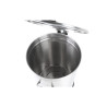 Lixeira Inox com Pedal - 100 L - Dynasteel