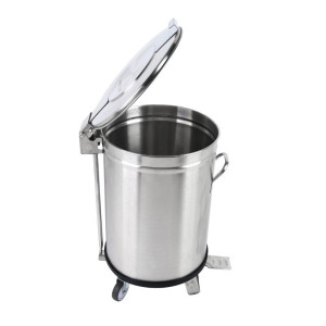 Lixeira Inox com Pedal - 100 L - Dynasteel