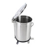 Lixeira Inox com Pedal - 100 L - Dynasteel