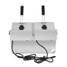 Fritadeira Profissional 2 x 8 L com Drenagem - Dynasteel