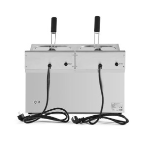 Fritadeira Profissional Premium 2 x 8 L com Drenagem - Dynasteel