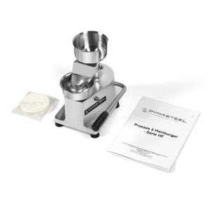 Prensa para Hambúrguer - Ø 100 mm - Dynasteel