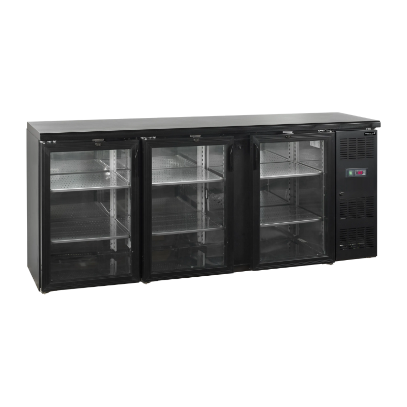 Arrière-Bar Refrigerado 3 Portas de Vidro - 442 L | TEFCOLD CBC310G