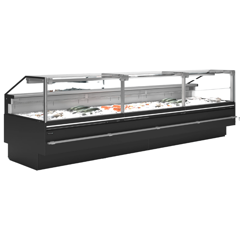 Premium Fresh Fish Service Display - 1000 W