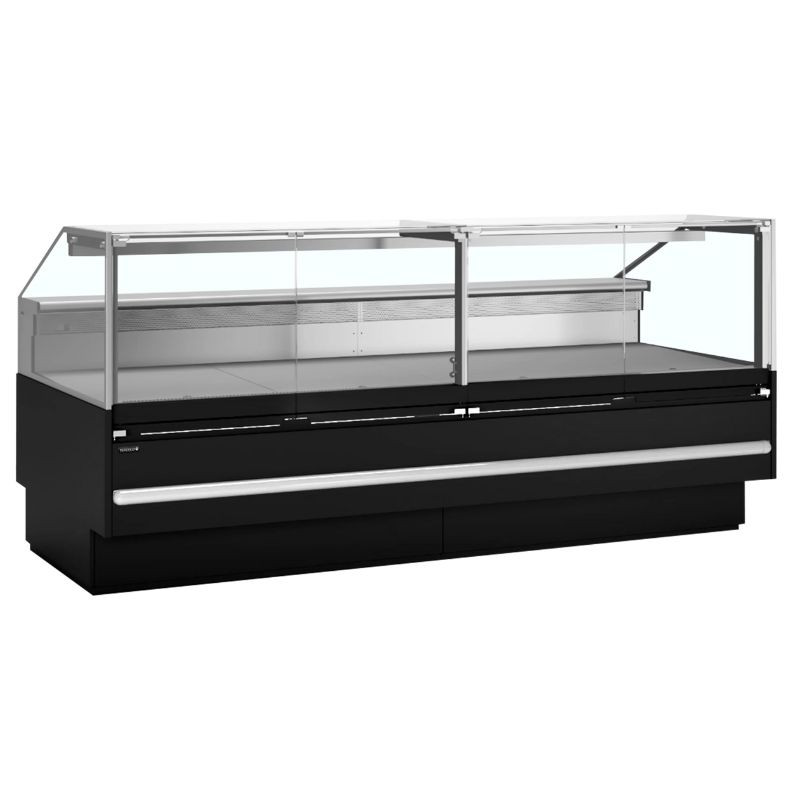 Vitrine Refrigerada de Supermercado Preta - 627 L - TEFCOLD Vitrine Refrigerada de Supermercado Preta - 627 L - TEFCOLD