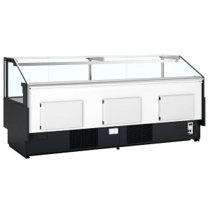 Vitrine Refrigerada de Supermercado Preta - 627 L - TEFCOLD