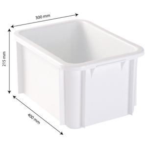 Bac Retangular 15 L Branco