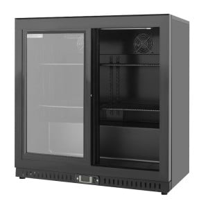 Bar Traseiro Refrigerado 212 L 2 Portas Deslizantes Preto