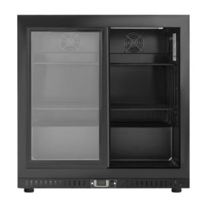 Bar Traseiro Refrigerado 212 L 2 Portas Deslizantes Preto