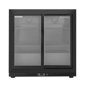 Bar Traseiro Refrigerado 212 L 2 Portas Deslizantes Preto