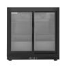 Bar Traseiro Refrigerado 212 L 2 Portas Deslizantes Preto