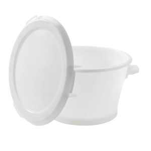 Round Reinforced Bottom Bucket 50L White - Gilac