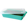 Bac Plat HACCP com Tampa e Grelha - 3 L - Verde - Gilac