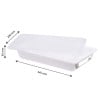 HACCP Flat Tray with Lid and Grid - 5 L - White - Gilac