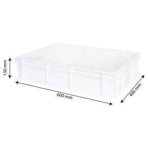 Bac à Pâtons - 600 x 400 x 130 mm - 23 L - Branco