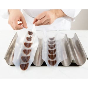 Plaque Tuiles Inox - 350 x 300 mm - Matfer