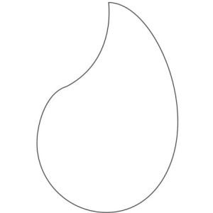 Découpoir Virgule em Polímero - 90 x 58 mm - Matfer