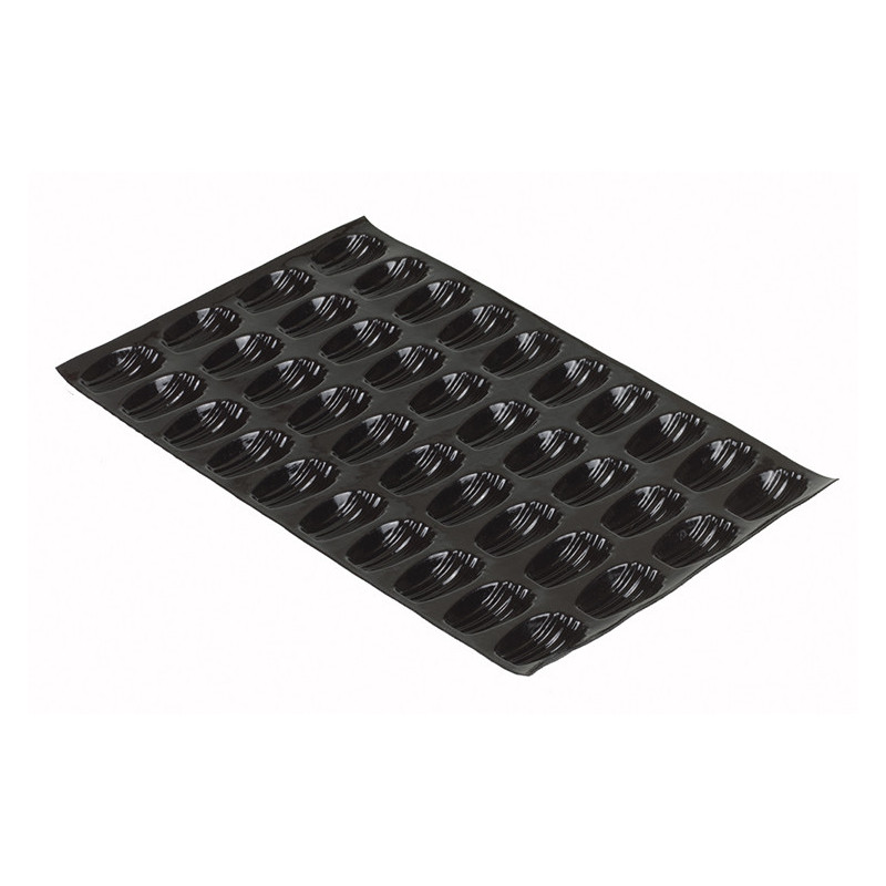 Madeleine Mold - 40 Imprints - 78 x 47 mm - Matfer