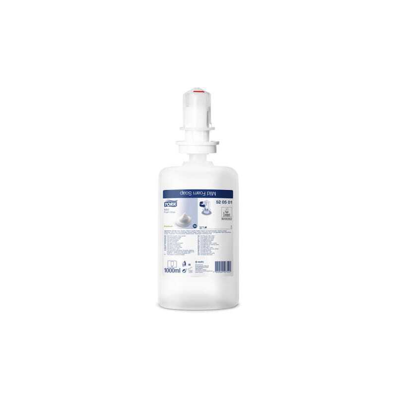 Tork Sabonete Espuma Suave Transparente - Lote de 6 | Pele nutrida, fresca e hidratada Tork Sabonete Espuma Suave Transparente - Lote de 6 | Pele nutrida, fresca e hidratada