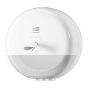 Distribuidor de Papel Higiênico Mini Tork SmartOne® Branco - Distribuição de Folha por Folha eficiente para instalações sanitári