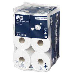 White Tork SmartOne Toilet Paper - Pack of 12