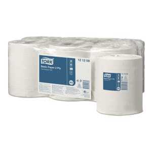 Papel de Limpeza Básico 2 Camadas - Lote de 6 para uma cozinha profissional