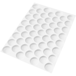 Plaque de Découpoirs Tartelettes Unis - 95 Empreintes - ⌀ 35 mm - Matfer