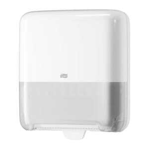 White Tork Matic® Elevation Roll Towel Dispenser: Professional Hygiene & Savings - Large Capacity