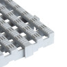 HACCP grating - 50 x 50 cm - Thickness 50 mm - Gray - Gilac