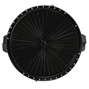 Boîte Ronde Réutilisable - Ø 330 mm - Noir - Lot de 10 - Gilac