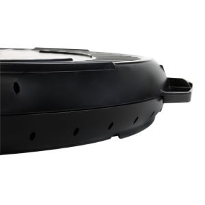 Caixa Redonda Reutilizável - Ø 330 mm - Preto - Conjunto de 10 - Gilac