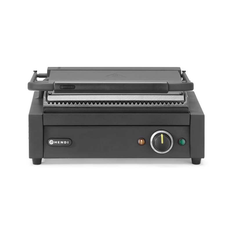 Grill de Contact - Placas Ranhuradas - 340 x 235 mm - HENDI
