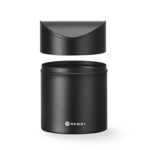 Lixeira de Mesa com Tampa Basculante - Preto - HENDI